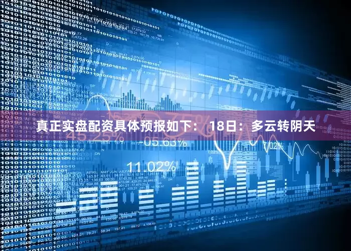 真正实盘配资具体预报如下： 18日：多云转阴天